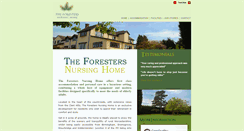 Desktop Screenshot of forestersnursinghome.co.uk